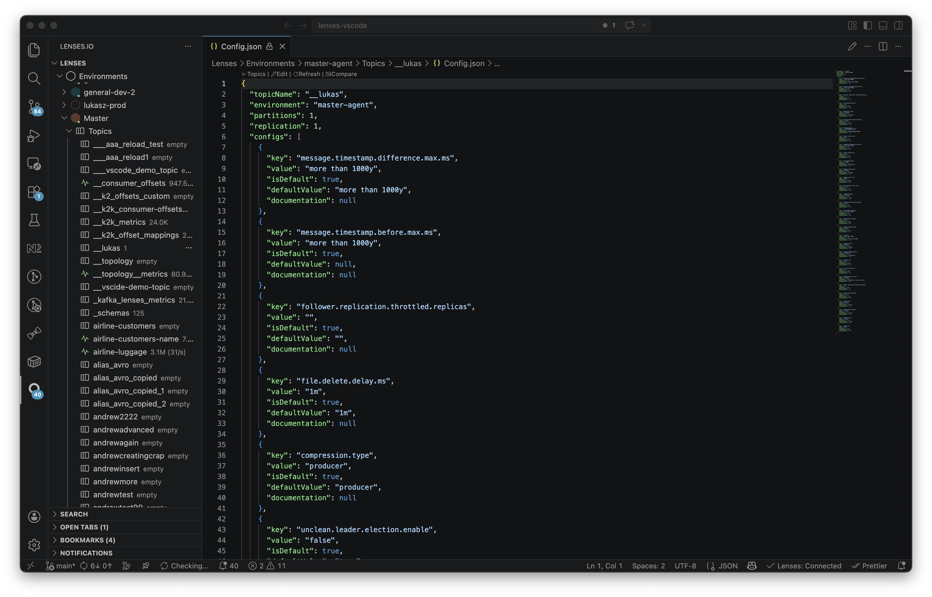 Topic Config